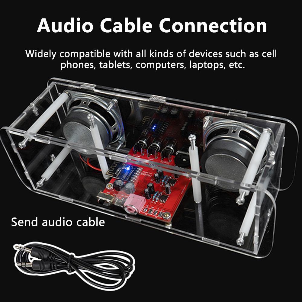 DIY Bluetooth-Lautsprecher-Bausatz Löt projekt USB Mini Heimat Stereo-Klang verstärker DIY elektronische Bausätze für sterben Löt praxis