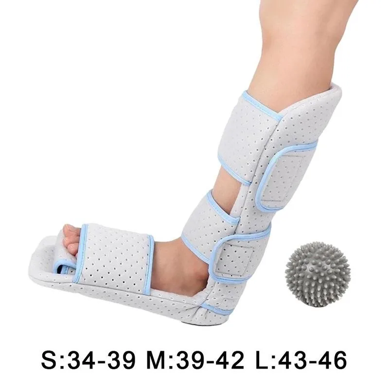 Hard plantar fasciitt nattskinne og triggerpunktsstabilisatorstøtte lindrer betennelse fotstøtte støvelfunksjoner: Multi