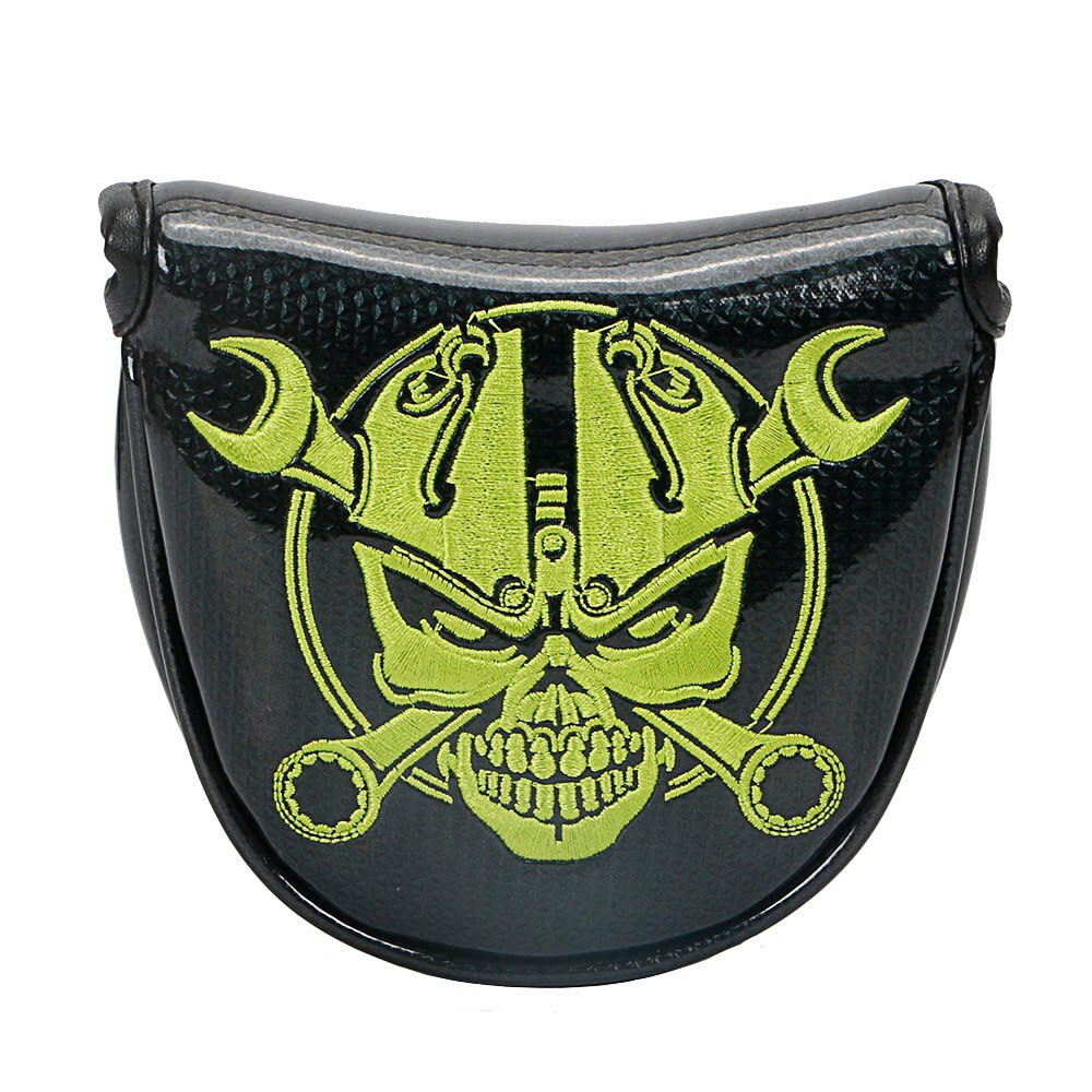 Golf Mallet Head Cover Putter Cover met Magnetische Sluiting Golf Headcover 6 kleur kiezen: Groen