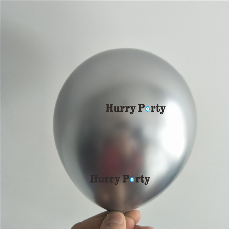 100Pcs/Set Diy 18Th Birthday Balloon Garland Arch Set Metallic Silver Confetti Ballon Engagement Anniversary Party Decoration