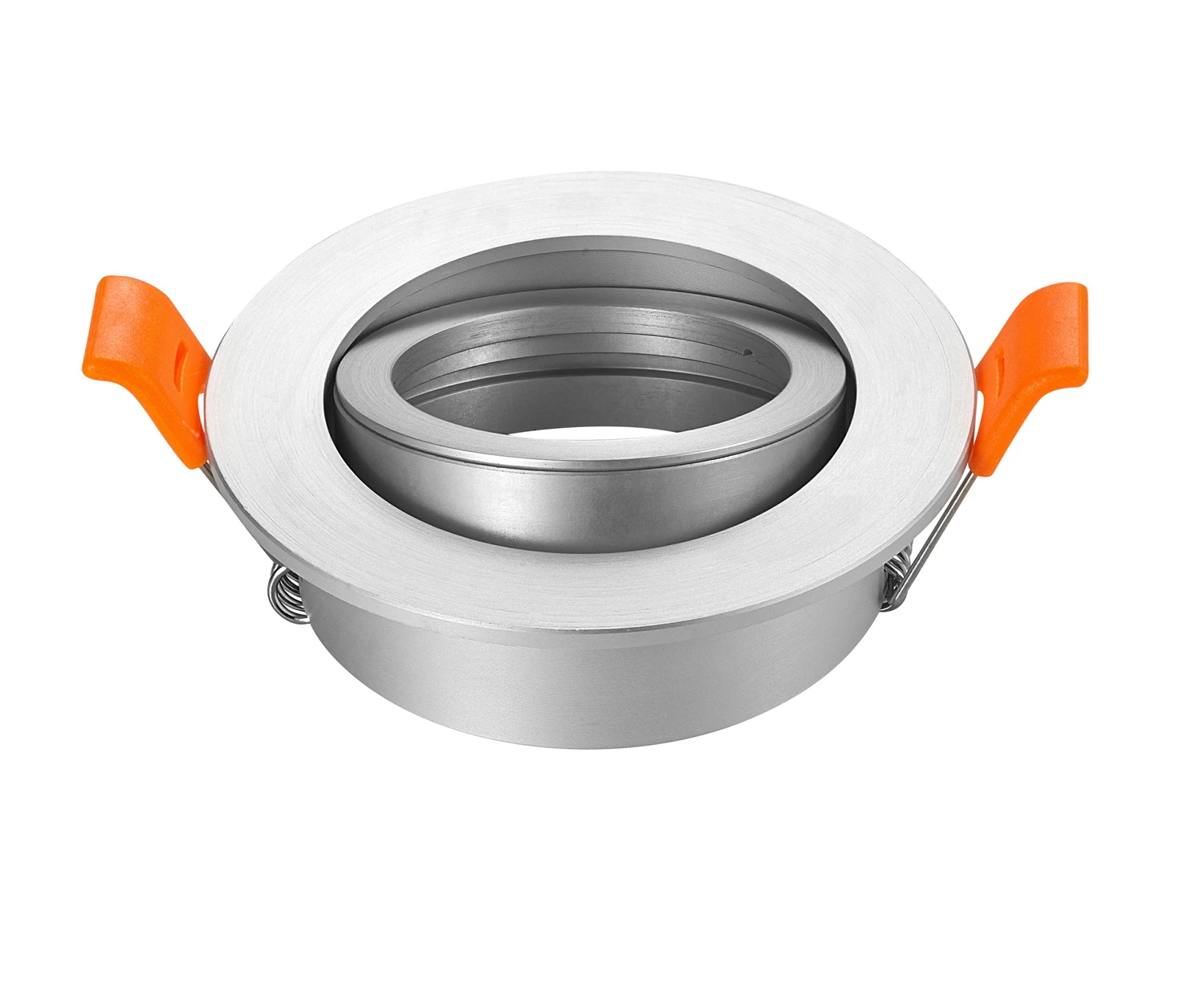 aluminium rund hvit ledet downlight ledet få øye på lys ramme holdere  MR16 gu10 gu5.3 lampe armaturer ledet tak downlight armatur