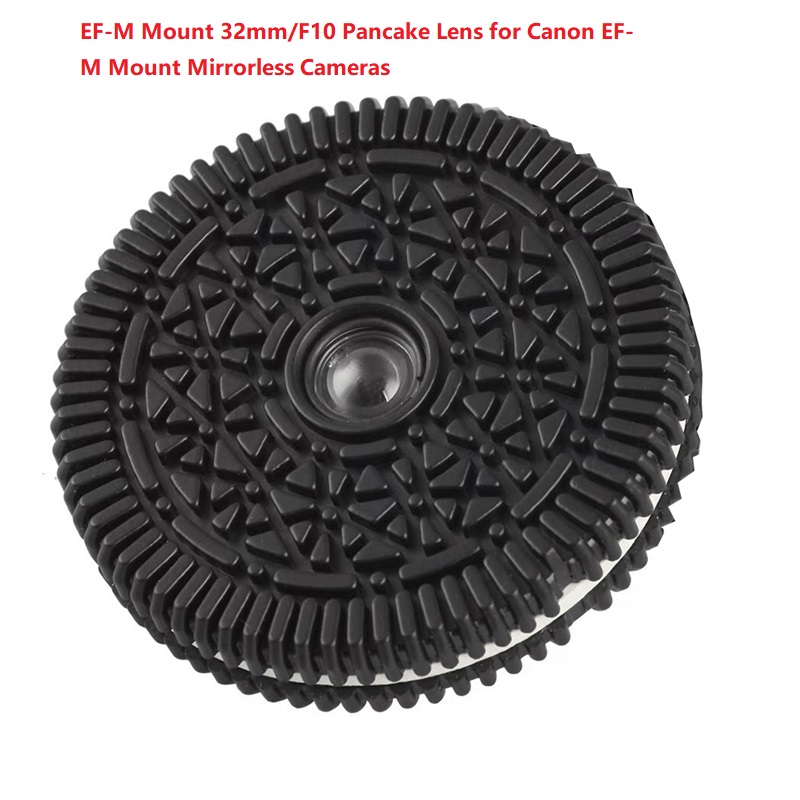 Objectif crêpe à mise au point libre F10 32mm, pour Sony E Mount/pour Nikon Z-Mount/pour appareils photo sans miroir Fuji x-mount/EF-M/M43: MARRON