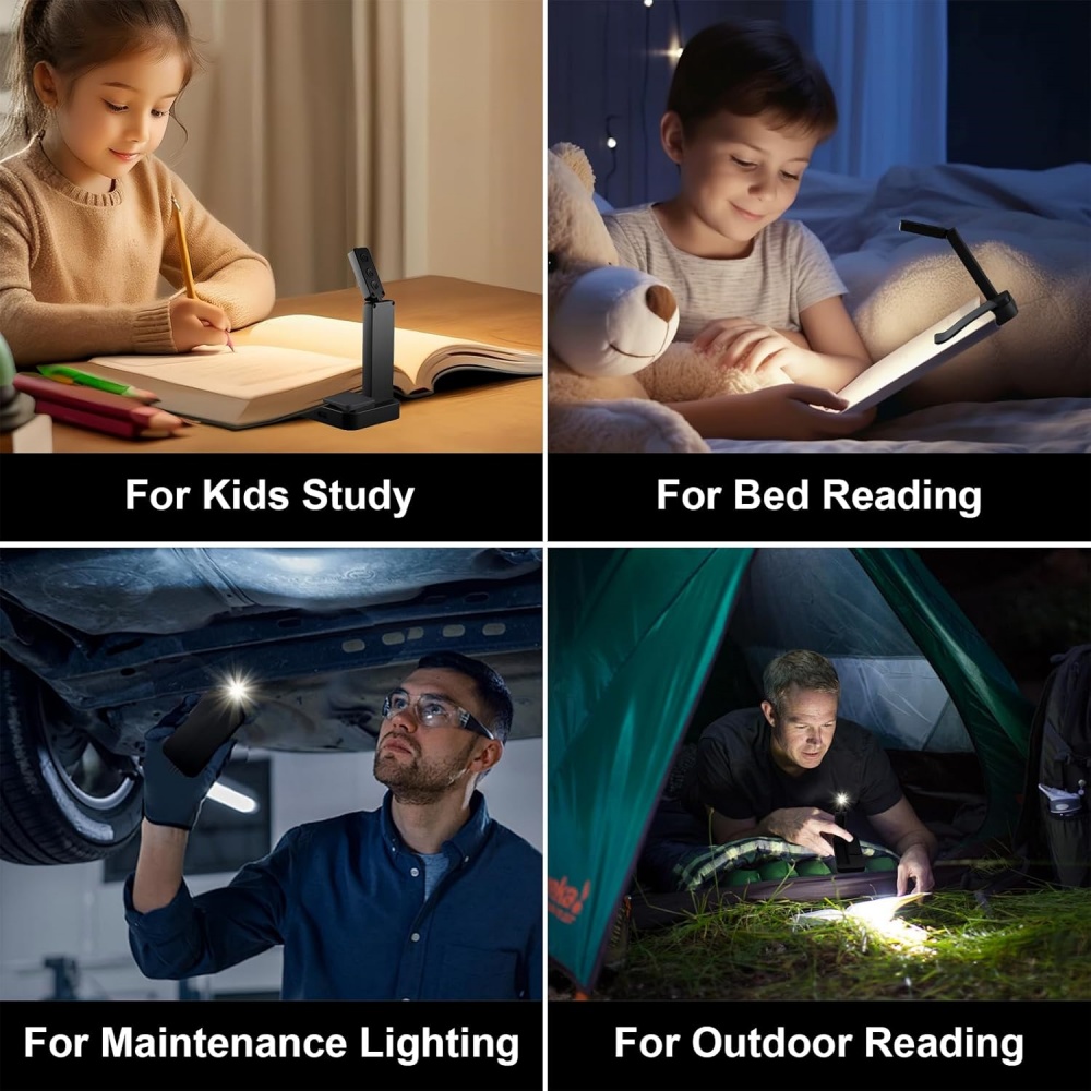 Usb Aufladen Lesezeichen Leselampe Mini Leselampen Lernen Clip Lichter Kleine Falten Buch Licht Tragbare Lesen Nachtlicht