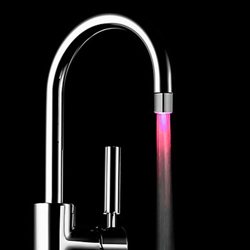 Grifo de Cocina Led caños para grifo de cocina, boquilla cambiante luminosa para grifo de cocina