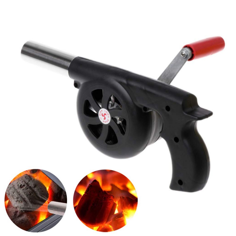 Heimat Manuelle Gebläse draussen Kochen BBQ Hand Kurbel Fan Gebläse draussen Camping Wandern Kochen Werkzeug Für Küche