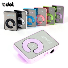 EDAL Mini Spiegel Clip USB Digitale Mp3 Goedkope Muziekspeler Ondersteuning 8GB SD TF Card 6 Kleuren A57