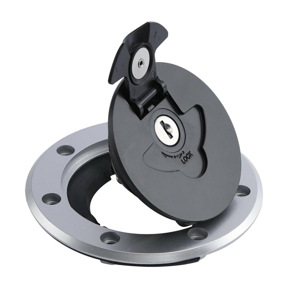 Motorcycle Fuel Gas Tank Cap Cover Lock Key For Kawasaki Ninja ZX6R