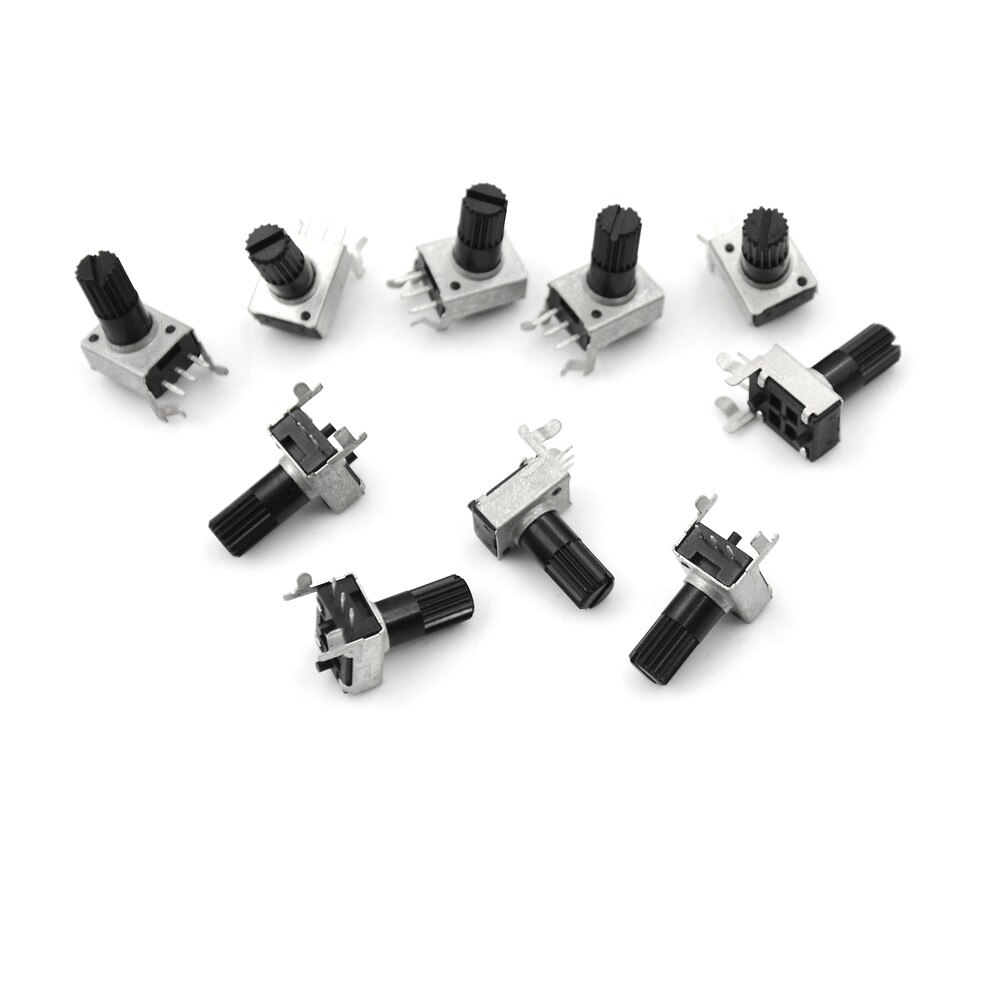 10Pcs Single-Joint Potentiometer B10K Verstelbare 0932 Type Potentiometer Model 0932