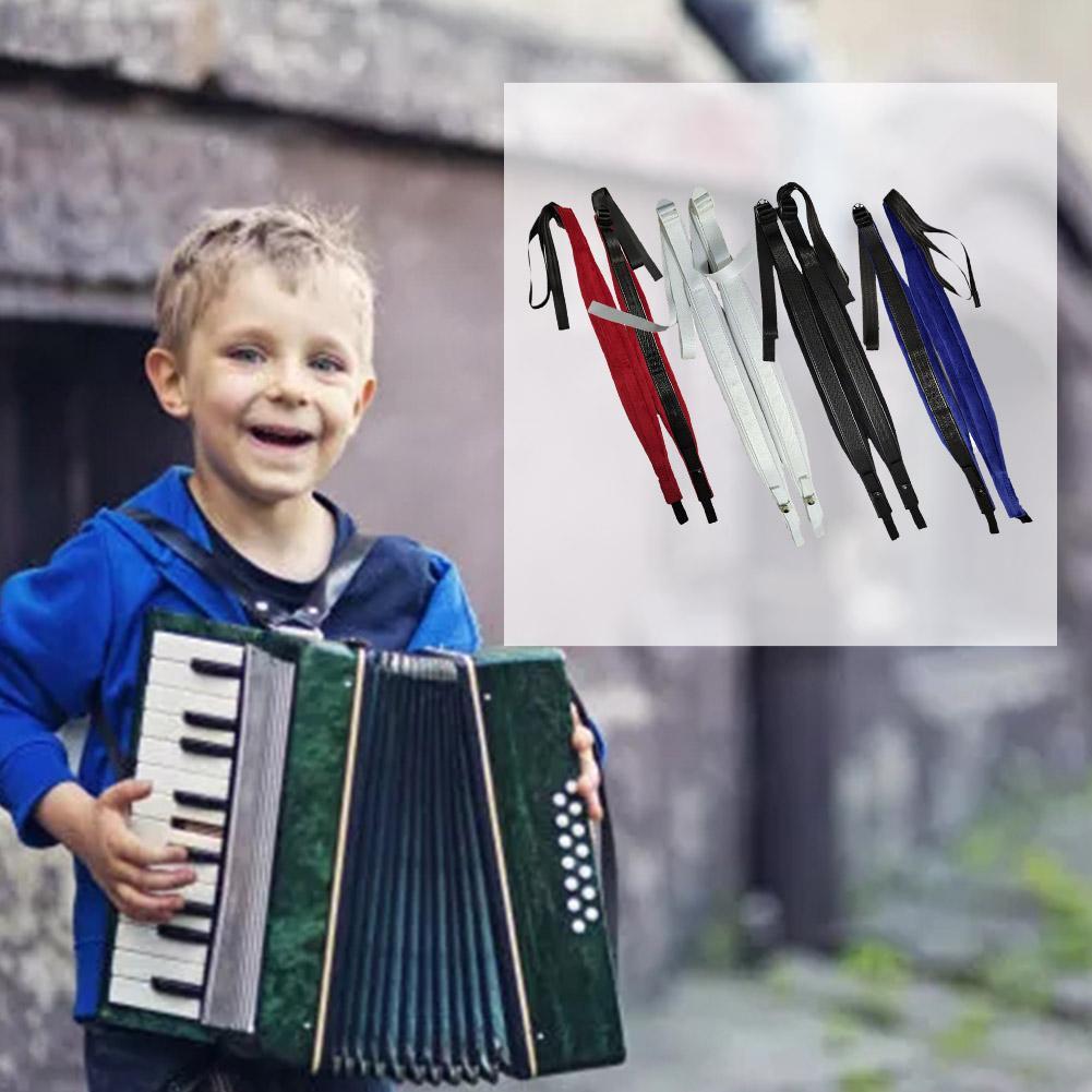 Sangles d&#39;accordéon réglables en cuir, pour les bretelles, harnais, basses, confortables, de 16 à 120