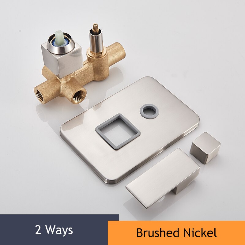 2/3 Manieren Badkamer Accessoires Badkamer Douche Mengkraan Enkel Handvat Wall Mount Koud Water Douche Kraan Messing Cartridge: Rood