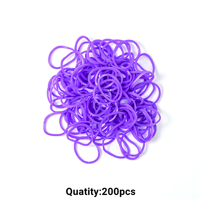 200/500 Stuks S Clip Haak Sluitingen Connectors Rubber Band Kit Set Voor Armbanden Ketting Handgemaakte Craft Sieraden Maken accessoires: green