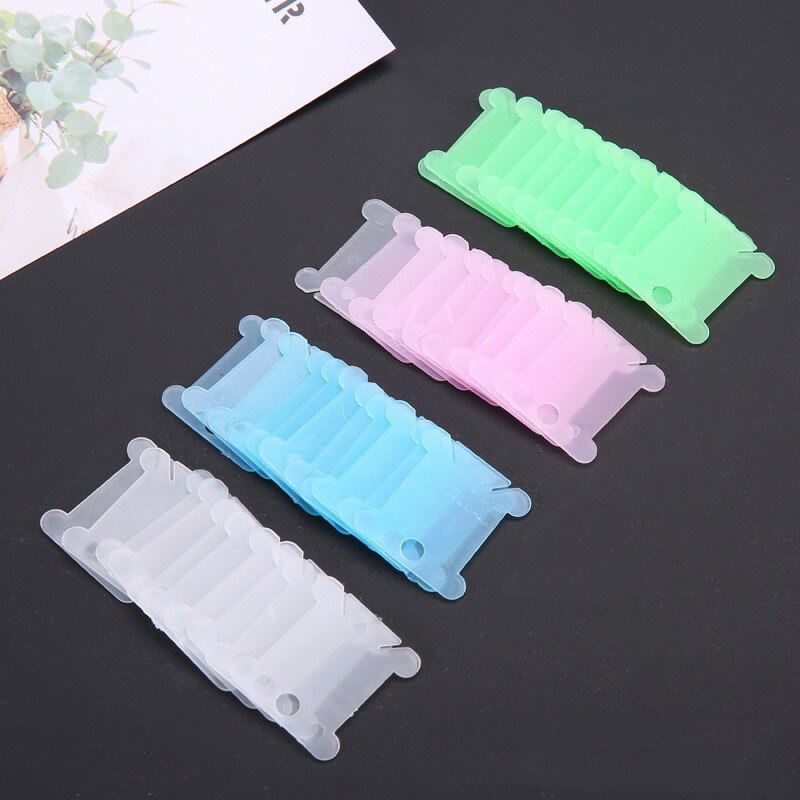 50/100pcs Thread Organizer Embroidery Thread holder Floss Craft Bobbin Cross Stitch Storage Holder Plastic Sewing Thread Board