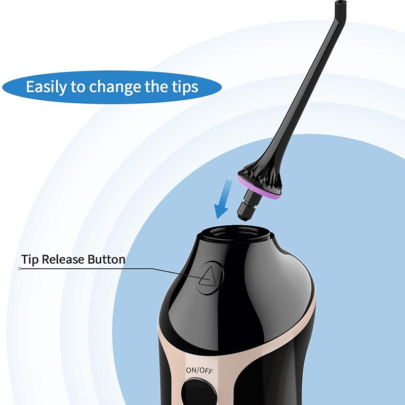Liberex 5 teile/satz Wasser Flosser Ersatz Jet Düsen Zahn Munddusche Tipps Standard Parodontalen Zahn Plakette Kieferorthopädische