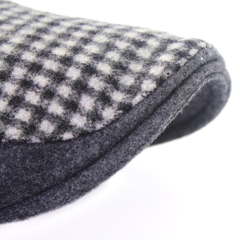 Outfly Wool Flat Cap for Men Winter Men's Berets Warm Peaked Cap Gentleman Hat