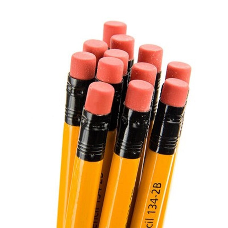 12 stücke STAEDTLER 134 Bleistift Mit Radiergummi Bleistifte Schule Schreibwaren Büro Liefert Zeichnung Skizze Bleistift Schüler Kunst Versorgung HB/2B