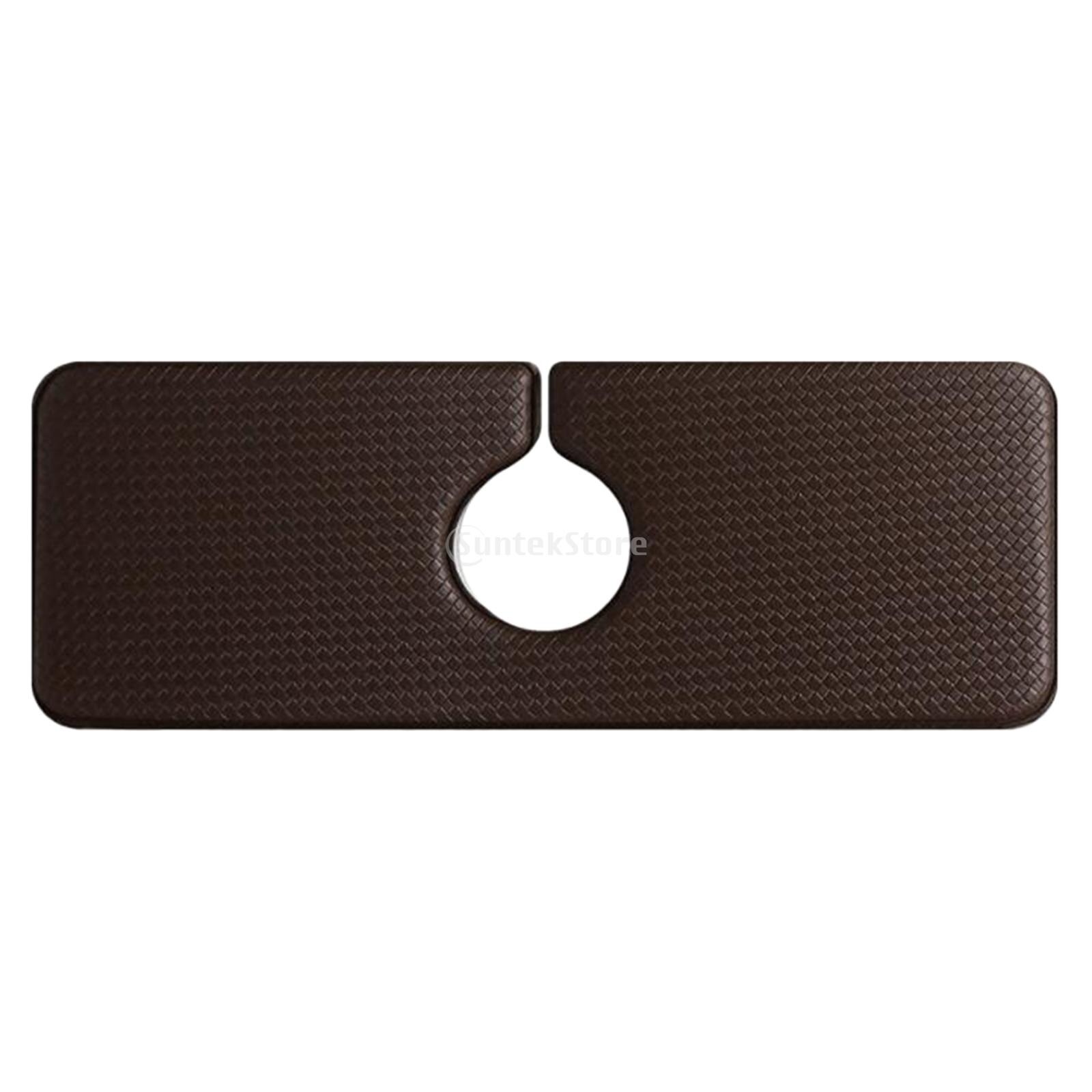 Keukenkraan Absorberende Mat Verdikking Kraan Absorberende Pad Wastafel Absorberende Pad Voor Keuken Aanrecht 7 Kleuren: Brown B