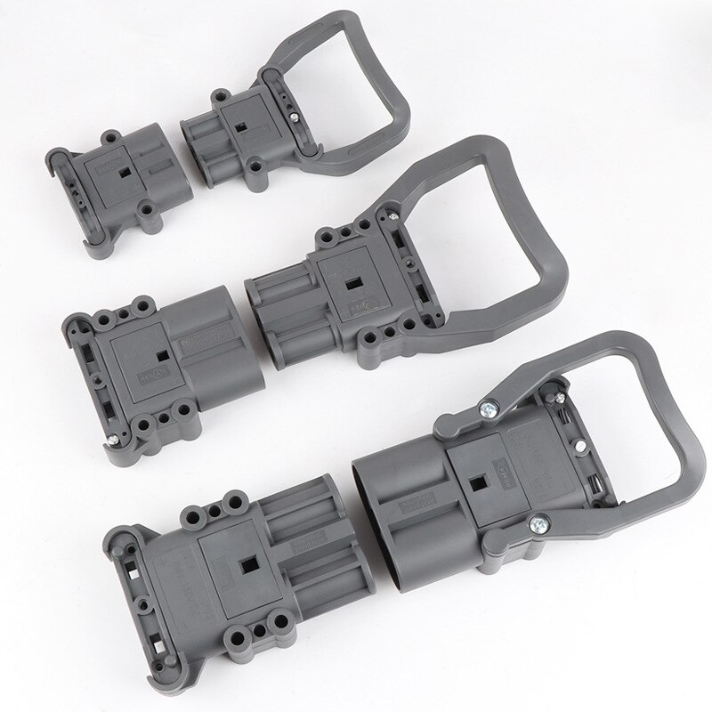 Rema Batterij Connector 80A 160A 320A 150V Heftruck Opladen Connector Industriële Stekker Voor Elektrische Voertuigen Grijs En Zwart