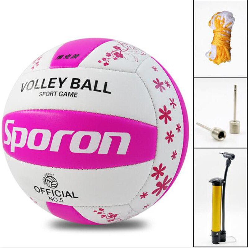 One Piece PVC Soft Volleyball Training Competition Ball International Standard Beach Handball Indoor Outdoor