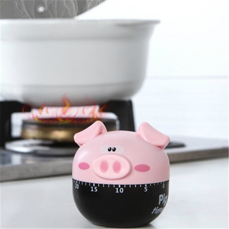 Home Owl Kitchen Decor Owl Timer 60 Minute Pink Kitchen Gadgets Egg Timer Cooking Mechanical Countdown Timers