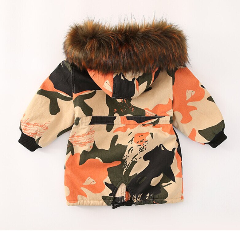 Kids Peuter Meisjes Winter Jas Jas Faux Fur Parka Casual Hooded Warm Geul Uitloper Kinderkleding