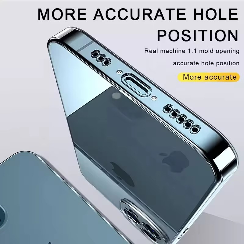 Clear Transparent Phone Case For Iphone 15 14 13 12 11 pro max Soft TPU Silicone iPhone 7 8 Plus X Xs Max XR Phone Bags Case