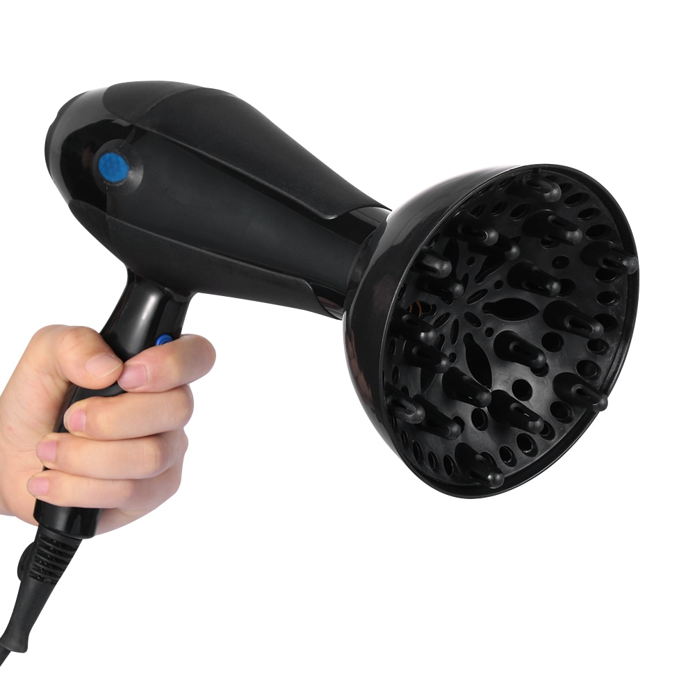 1pc gør-det-selv sort salon curl diffuser vind universal hår værktøj diffuser blæser makeup værktøj tilbehør