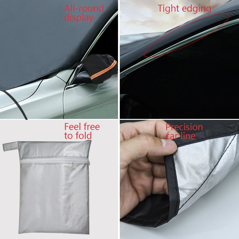 Auto Schnee Deckt Auto Frontscheibe Schild Universal- Sonnenschutzdach Anti Schnee Eis Abdeckung Für Winter Schutz Auto Sonne Schatten Zubehör