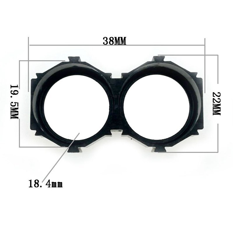 10 Pcs 18650 Lithium Batterij Warmte Houder Beugel Uitlijning Montage Groep Diy Batterij Opbergdoos Case Pack Splicing Base