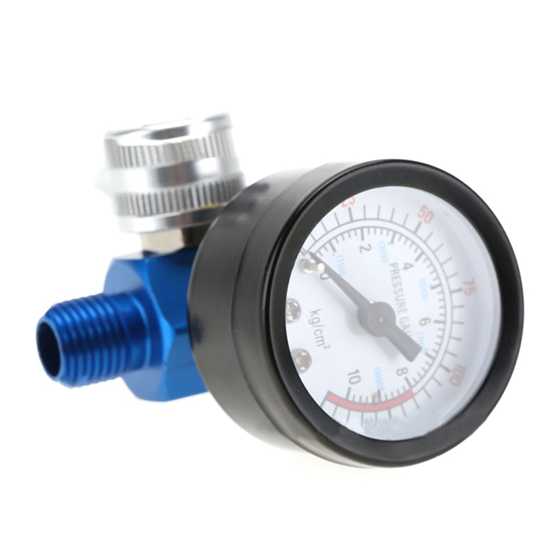 Industrial Grade Air Pressure Regulator 1/4" Air Paint Pressure Gauge with Air Compressor Control for VALVE Easy to Use