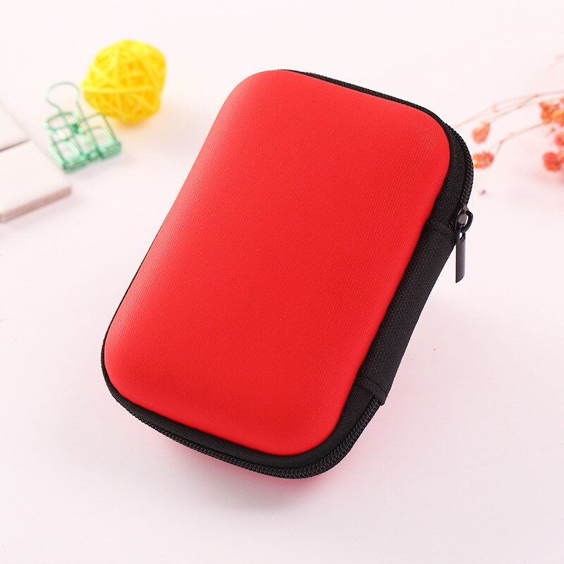 1PCs Card Sleeves Desk Protector Bag Cases Data Cable Storage Holder Organizers for Magical Gathering Board Game Cards Protector: Red
