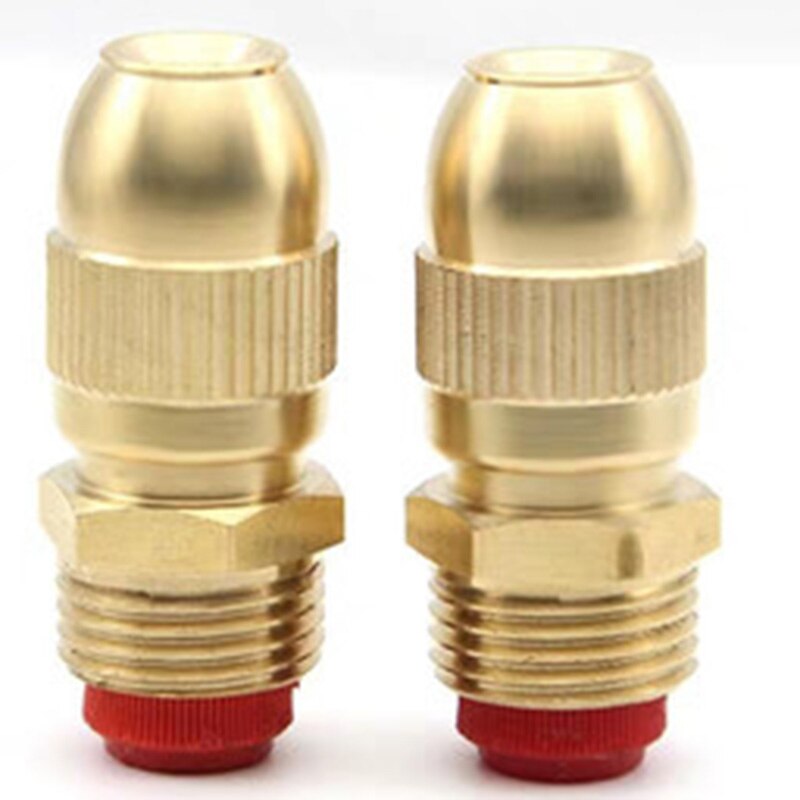10Pcs 1/2 inch Adjustable Sprinkler Middle Distance Sprinkler Brass Nozzle Garden Lawn Irrigation Watering Fittings