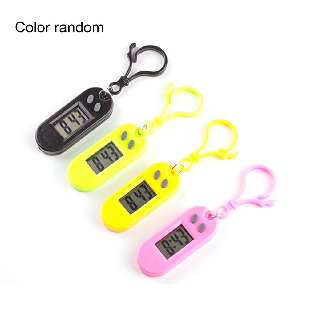 1pcs Multifunctional Toy Watch Keychain Backpack Pocket Watch Electronic Watch Led Test Watch Random Color