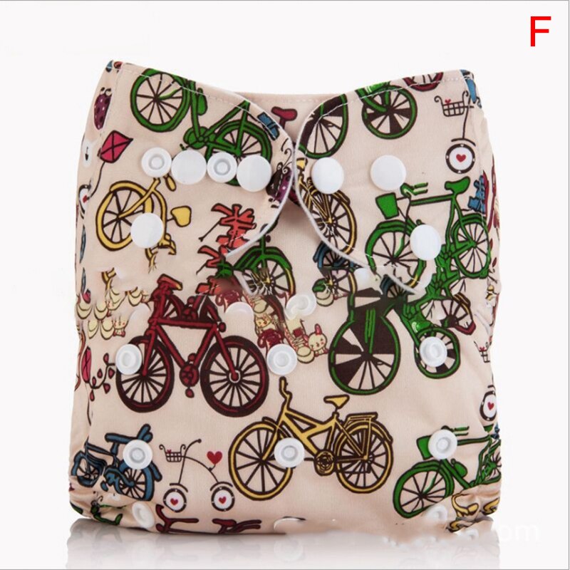 Reusable Baby Diapers Cloth Diaper Inserts 1 Piece 3 Layer Insert 100% Cotton Washable Baby Care Eco-Friendly Diaper: F