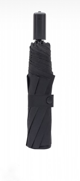 Ombrello pieghevole in Lega di Alluminio Tubo Pratico Antivento Impermeabile non-automatico unisex Pioggia e suola Ombrelli: nero