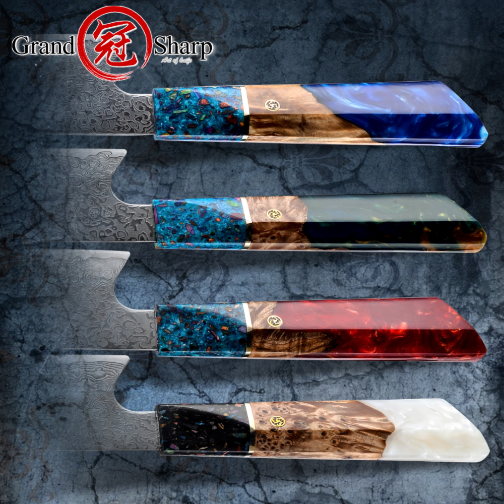 Grandsharp Chef's Knife 67 Layers vg10 Japanese Damascus Kitchen Knife Kitchen Stainless Steel Tools Gyuto Utility Kiritsuke