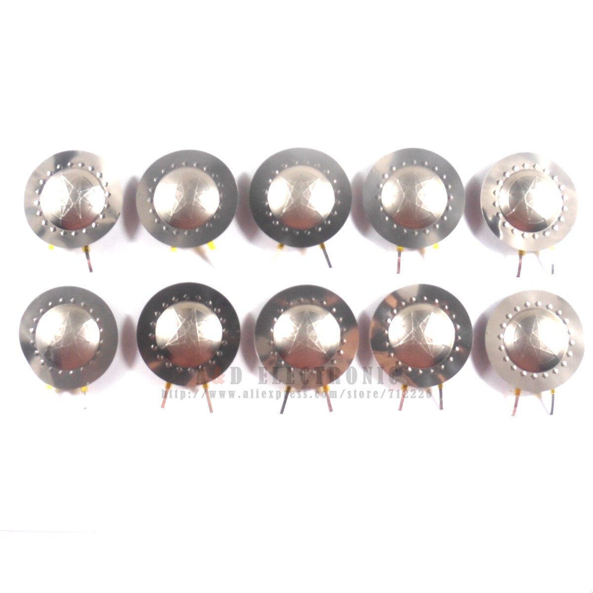 Tweeters de diafragma de cúpula de titanio de 8 ohm, bobina de voz de 25,5mm (25,4mm), 1 pulgada, 10 unids/lote