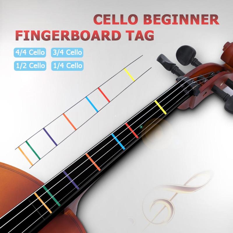 Position Marker Decal Fingerboard Fret Guide Label Finger Chart Beginner Cello Sticker Accessories White