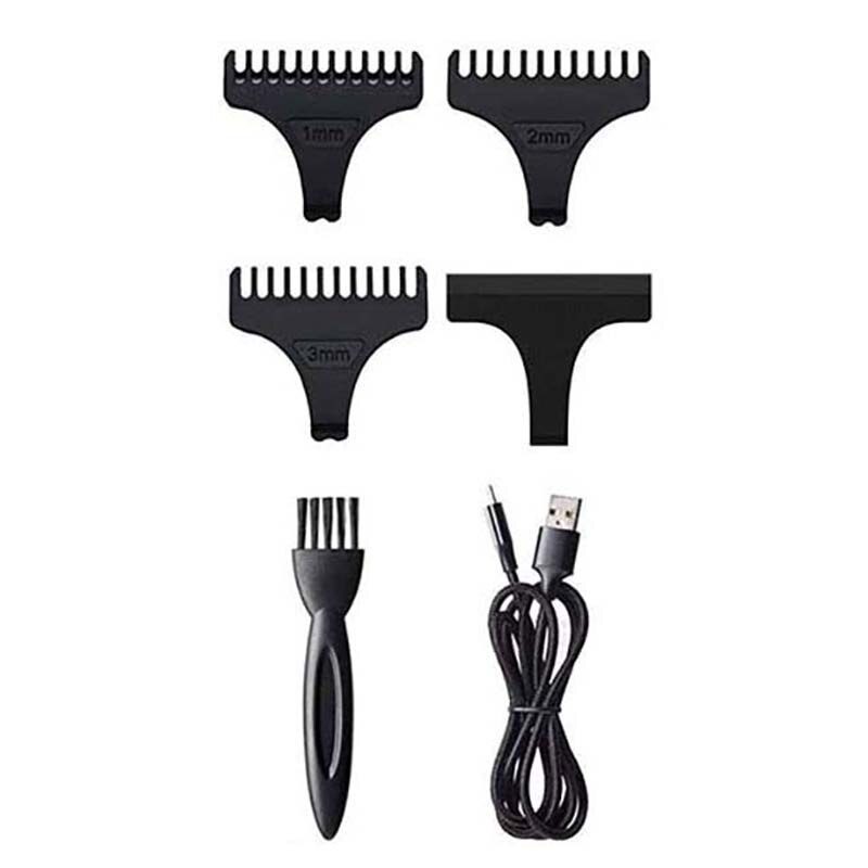Usb Oplaadbare Tondeuse Elektrische Cordless Skelet Tondeuse Scheerapparaat Trimmer Mannen Kapper Haar Snijmachine 0Mm Scheermes