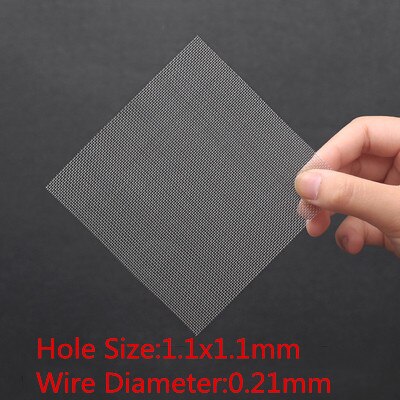 1 Stck, Fenster Gittergewebe Vorderseite Fix Gittergewebe Universal- Reparatur Leisten Stoßstange Edelstahl Kühlergrill Filter Netz, 100cm Breite * 100cm Länge: 1.1x1.1mm Loch
