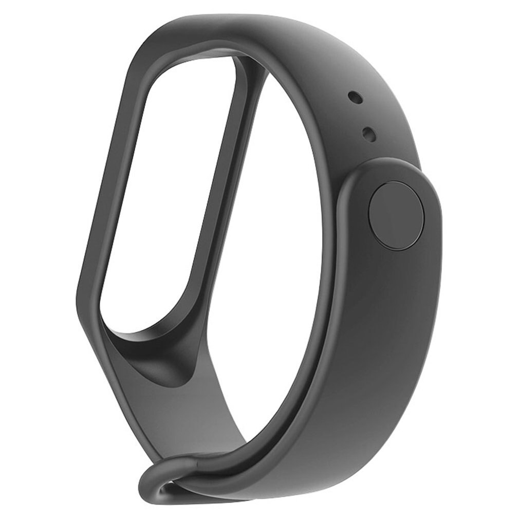 Correa de silicona deportiva para Xiaomi Mi Band 3/4, repuesto para pulsera deportiva: Platinum steel ash