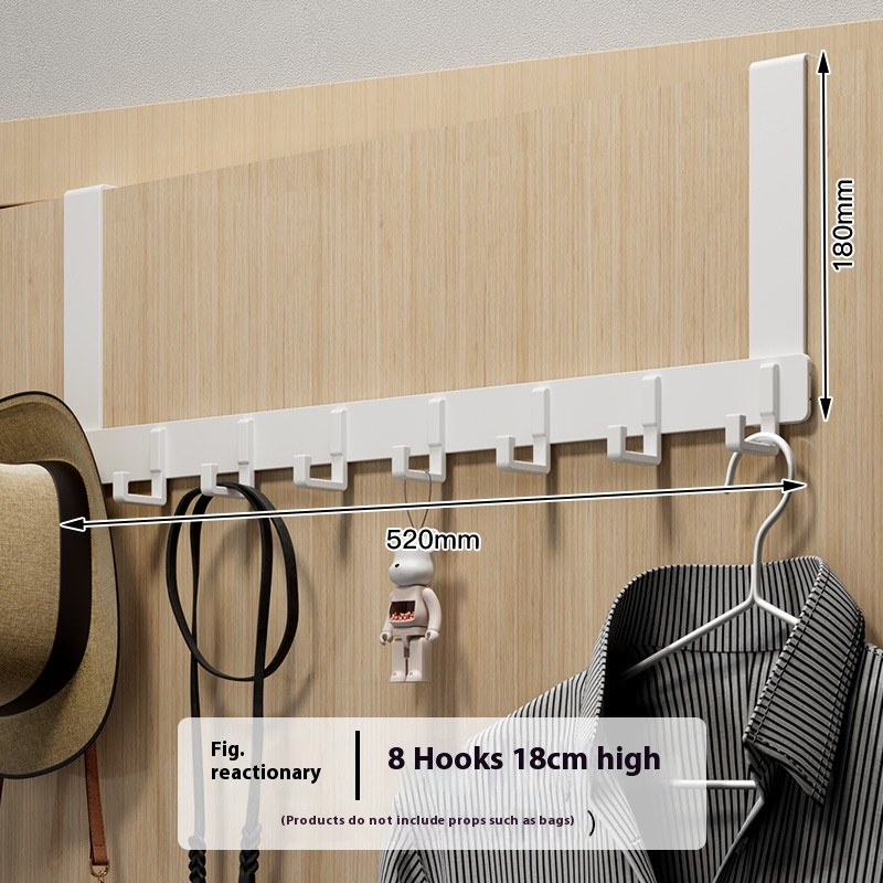 Över dörrkrokar, robust dörrhängare, kraftig att installera för badrum, sovrum, kök, hängande handdukar, rockar.: Violett/紫罗兰