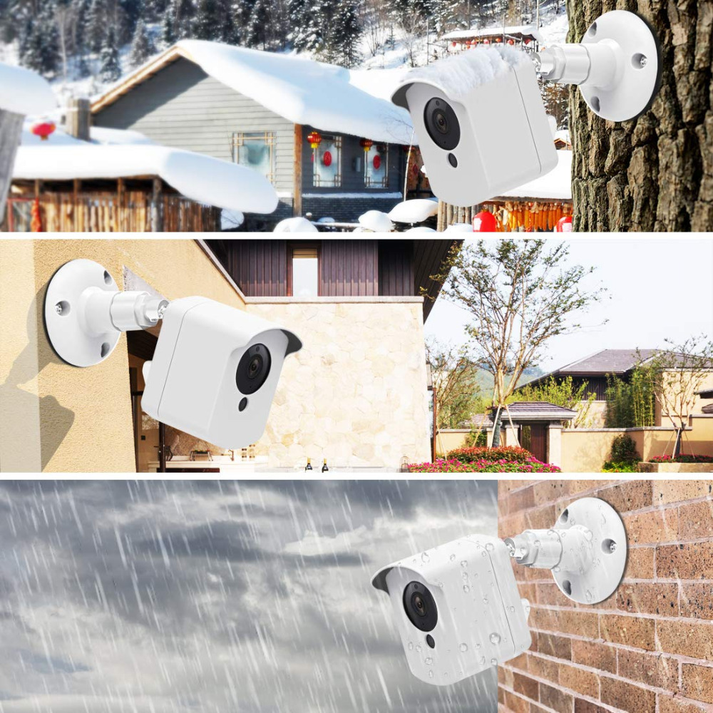 Para Xiaomi Mijia Xiaofang Cámara 1 S/wize soporte de montaje en pared 360 grados ajustable interior/exterior funda de soporte