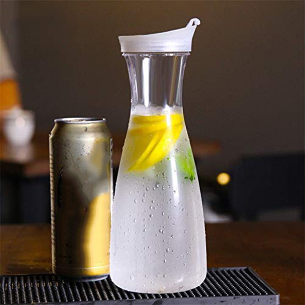 Pc Transparant Sap Container Plastic Waterfles Duurzaam Stevige Melk Cup Wijn Koffie Waterkoker Bloem Theepot Koude Ketel Voor Bar