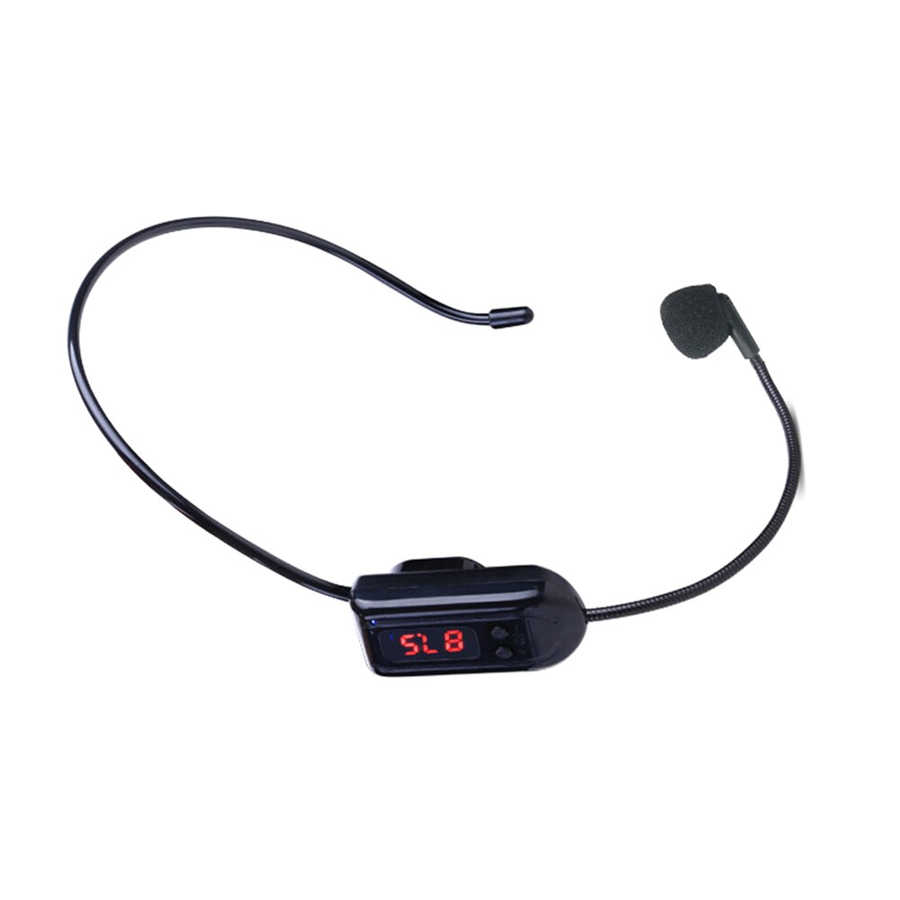 Draadloze Microfoon Voice Versterker Microfoon Anti-Interferentie Fm Radio Microfoon Comfortabele Head-Dragen Mic 30M Werken