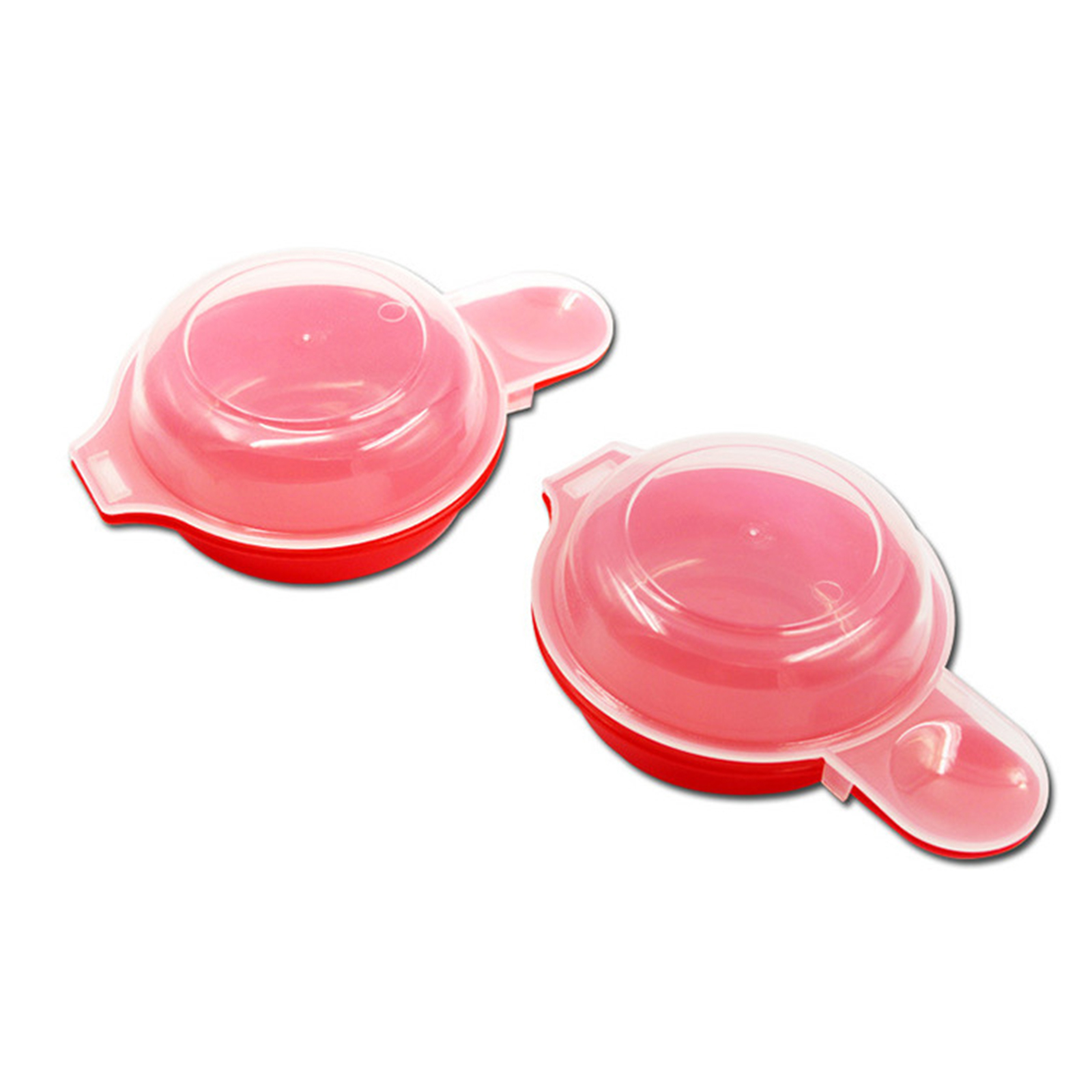 2 stks/set Magnetron Eierkoker 1 Minuut Snelle Magnetron Kaas Eieren Fornuis PP Gebruik Thuis Keuken Koken tool