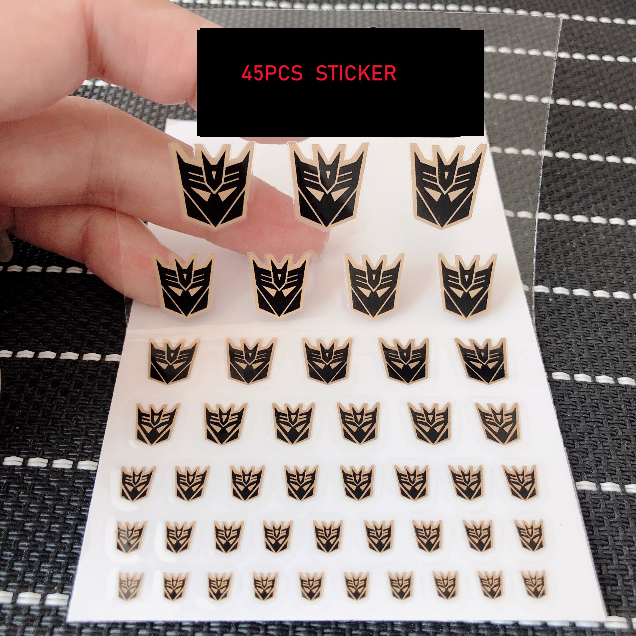 45Pcs Transformatie Robot Speelgoed G1 Sticker Symbool Decal Voor Custom Diy Speelgoed Accessoires Decoratie: 4