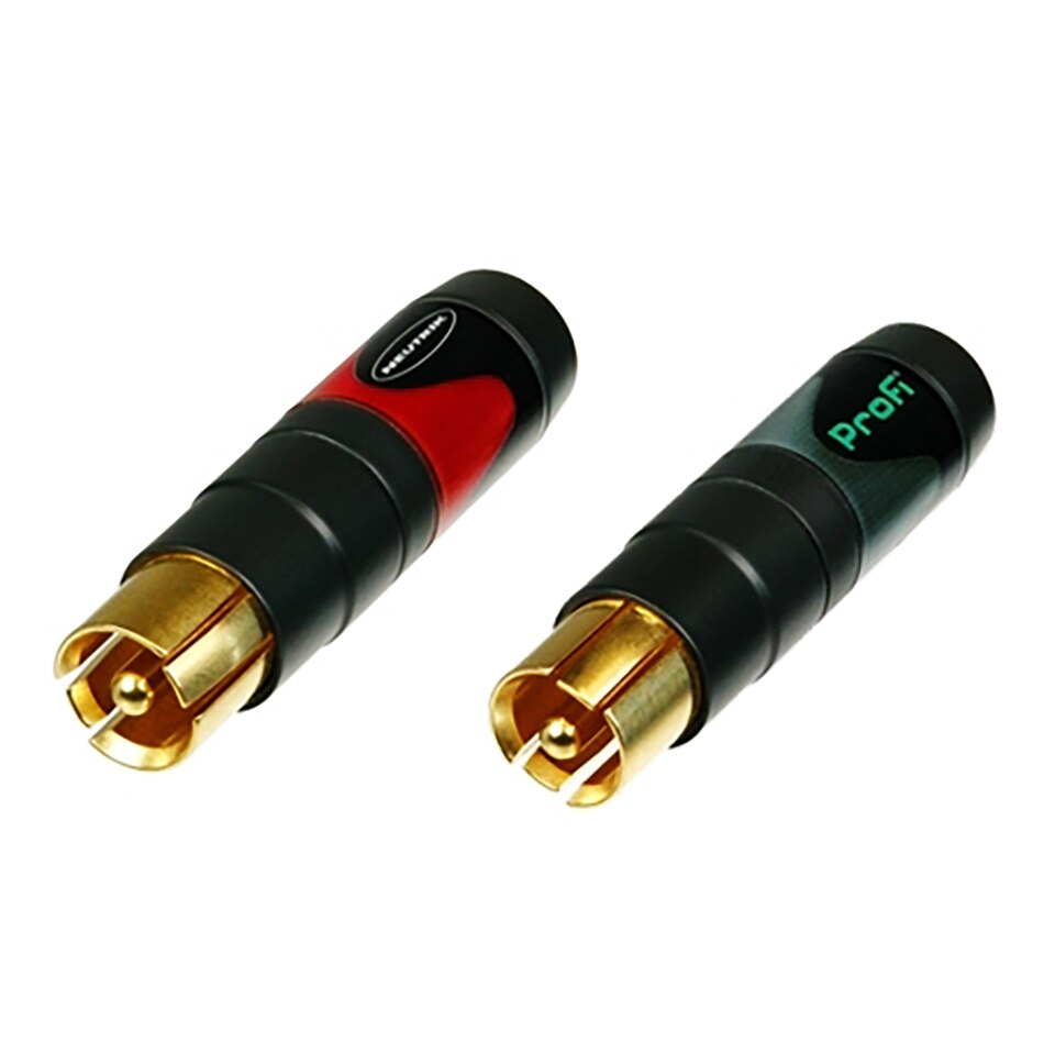 2pcs Originale autentico Svizzero neutrik NP2C-B RCA Spina del Cavo Connettori per Speaker Audio per cavi audio