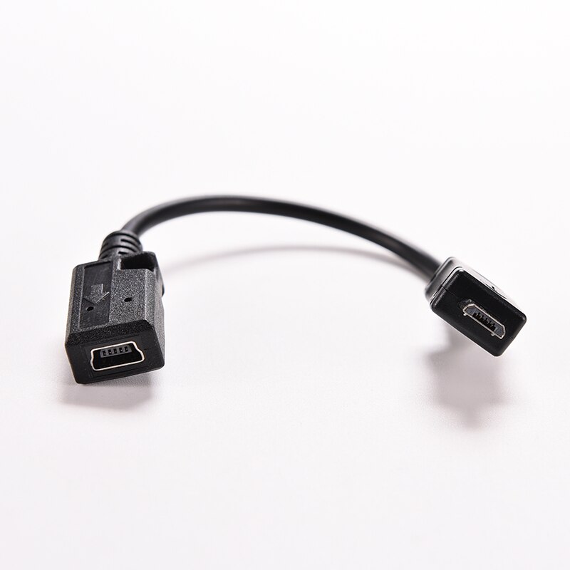 Mini Usb Female Naar Micro Usb Male Connector Data Transfer Kabel Voor Telefoons MP3 MP4