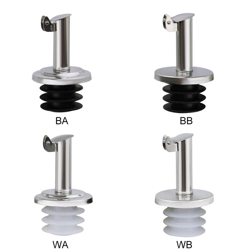 Thuis Keuken Rvs Wijn Schenker Olie Fles Schenker Enkele Dubbele Lagen Cover Fles Deksel Fles Olie Cap Met Kleine buis