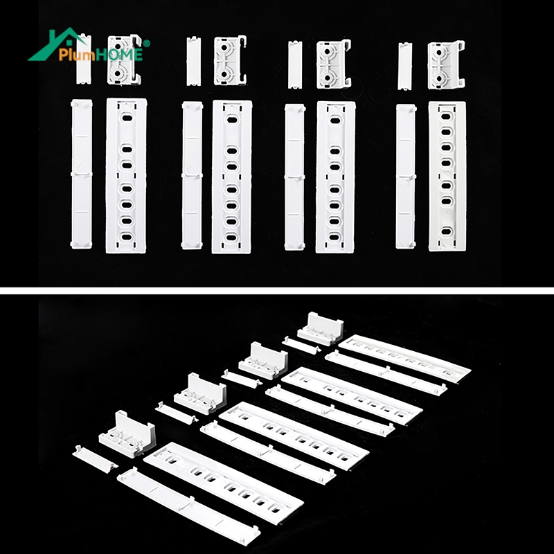 1Set Voor Koelkast Deur Glijrail Montageset Koelkastdeur Schuifgids Geïntegreerde Kast Ingebouwde Set
